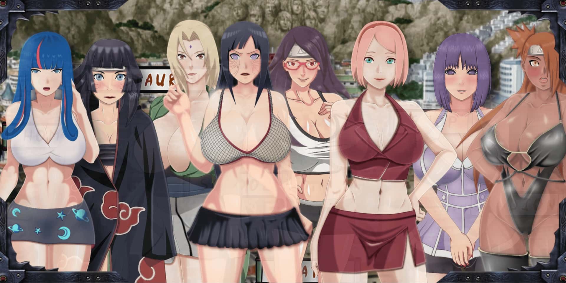 女忍训练：最后的战争 Sarada training：The last war 版插画